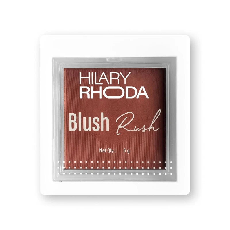 Hilary Rhoda Blush Rush | Highly Pigmented | Silky Smooth Texture | Available in 6 Shades | Matte Finish | Buildable Coverage | Blends Easily & Glides on Smoothly - 6g (Poppy flower | Shade 06) thumbnail 2
